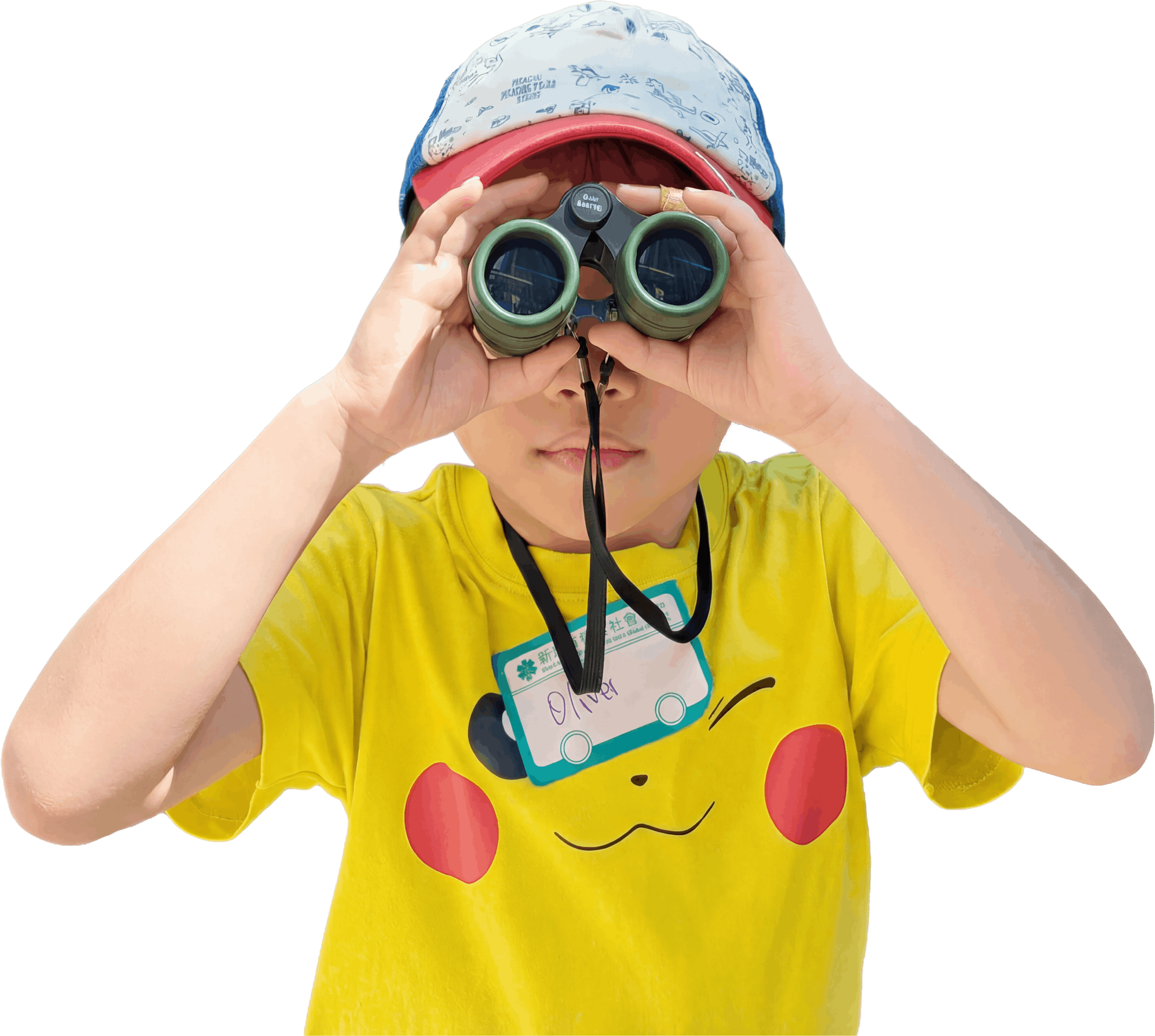 Kid with Binoculars